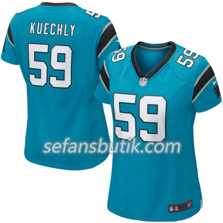 Carolina Panthers Tröjor Luke Kuechly 59 Nike Blå - Dame Carolina Panthers Tröjor Luke Kuechly 59 Nike Blå - Dame